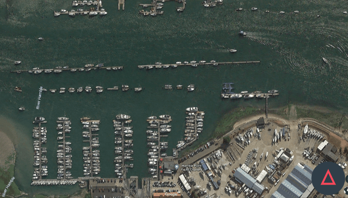 Hamble Point Marina aerial photo
