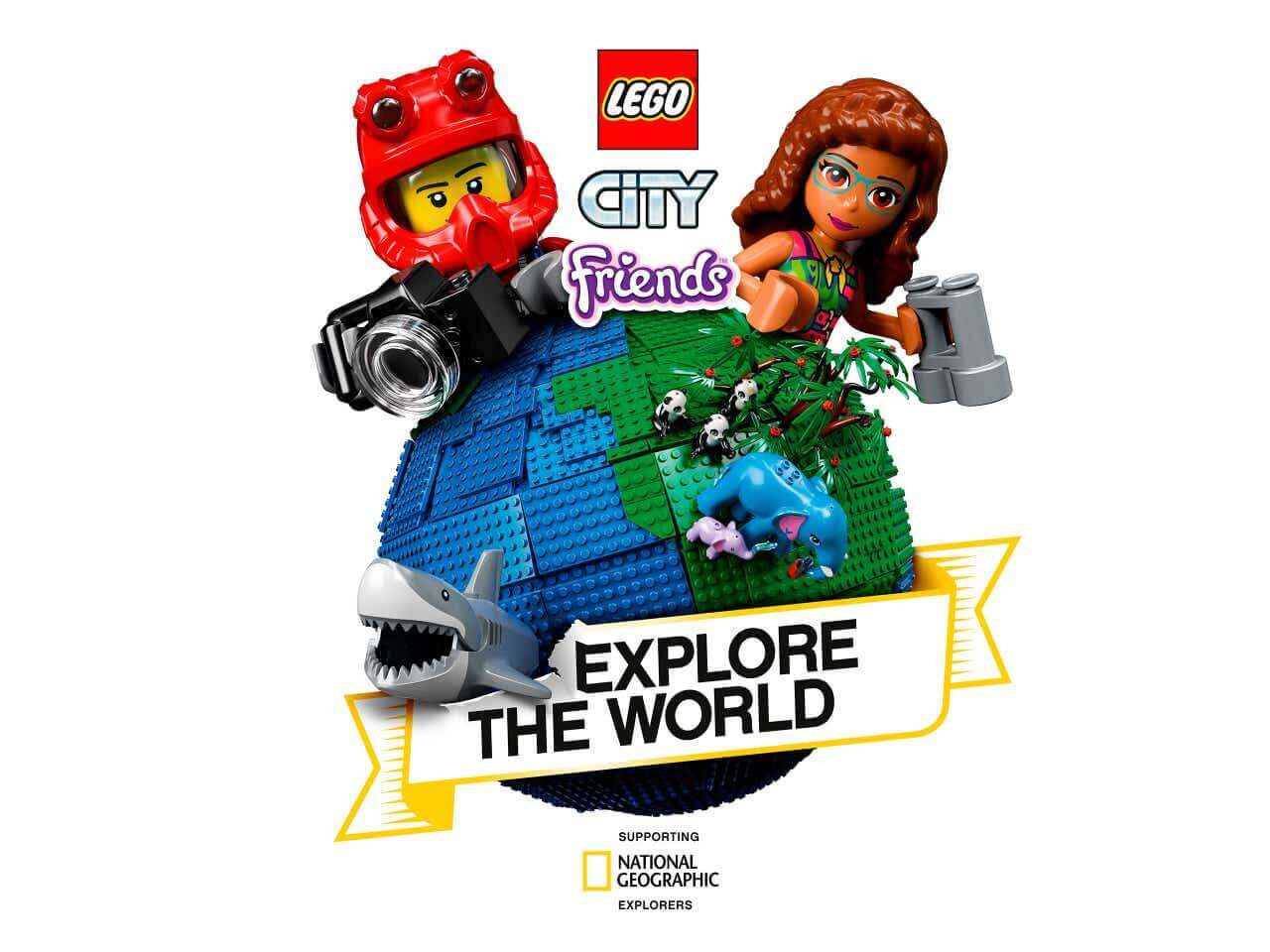 Lego group and National Geographic Explore the world