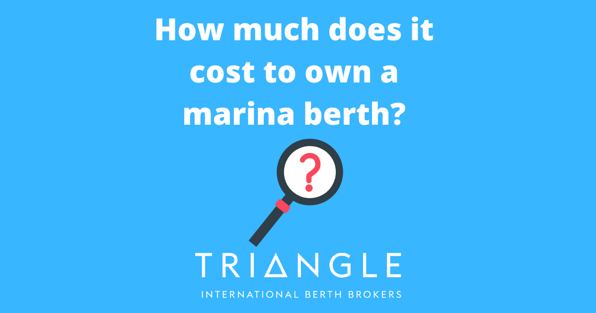 How much does it cost to own a marina berth? Triangle Berth Brokers