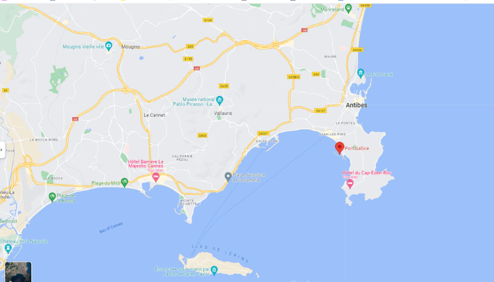 Port Gallice location map